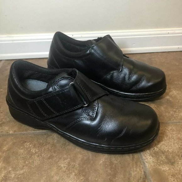 Orthofeet Acadia 810 Black Leather Orthotic 9 XXW - Picture 2 of 14